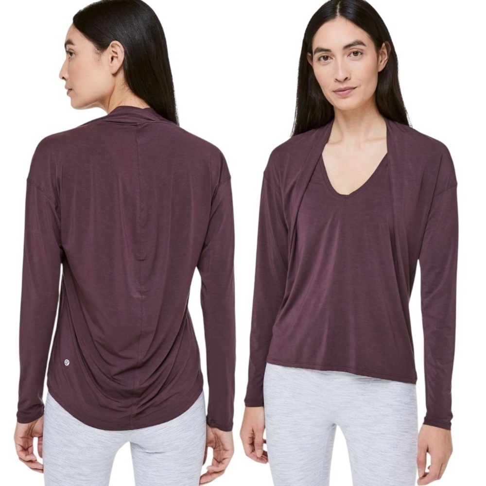Lululemon Deep Stretch Long Sleeve 4 Arctic Plum